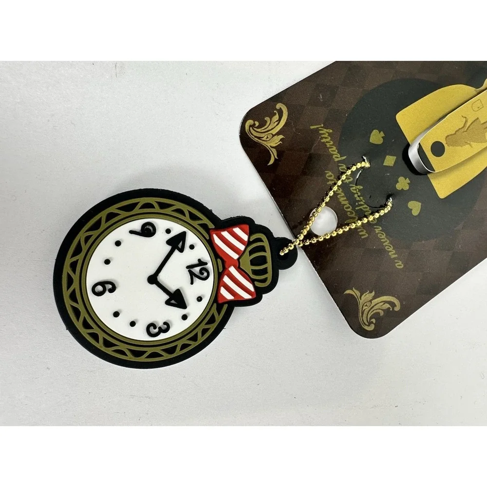Alice on Wednesday Clock Key Cover Japan Alice Theme PVC Key Cap